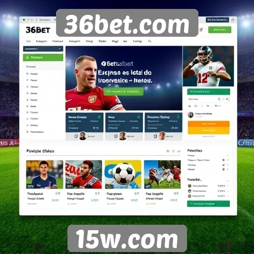 Experiência do usuário no design do 36bet.com